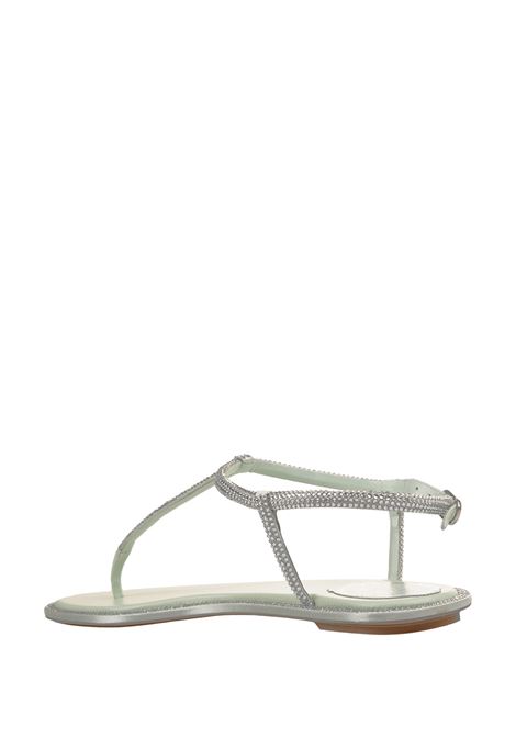 Green Diana Low Jewel Sandals RENE' CAOVILLA | C11574-010-R001Y211